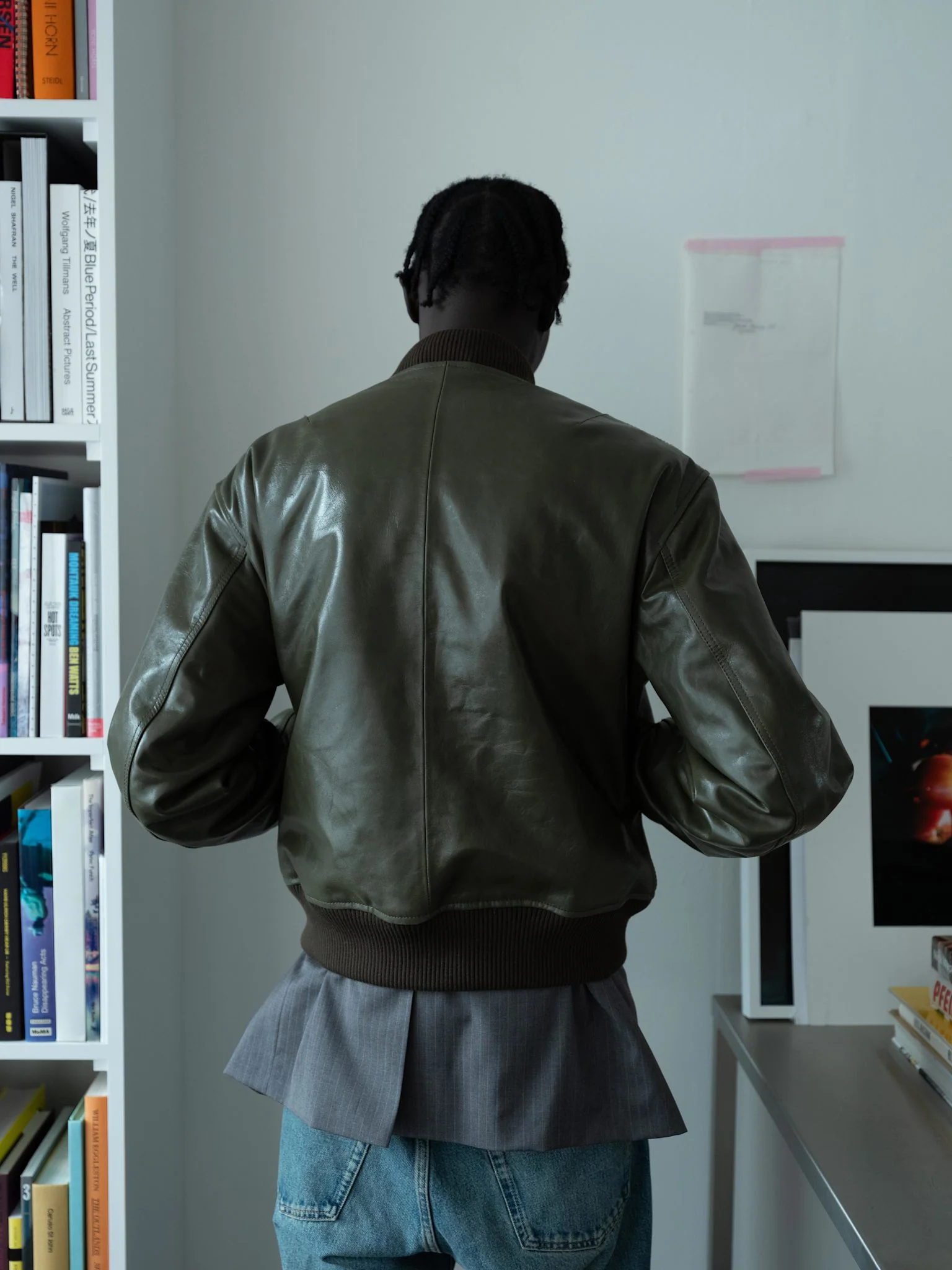 LEATHER FLIGHT JACKET - Image 5