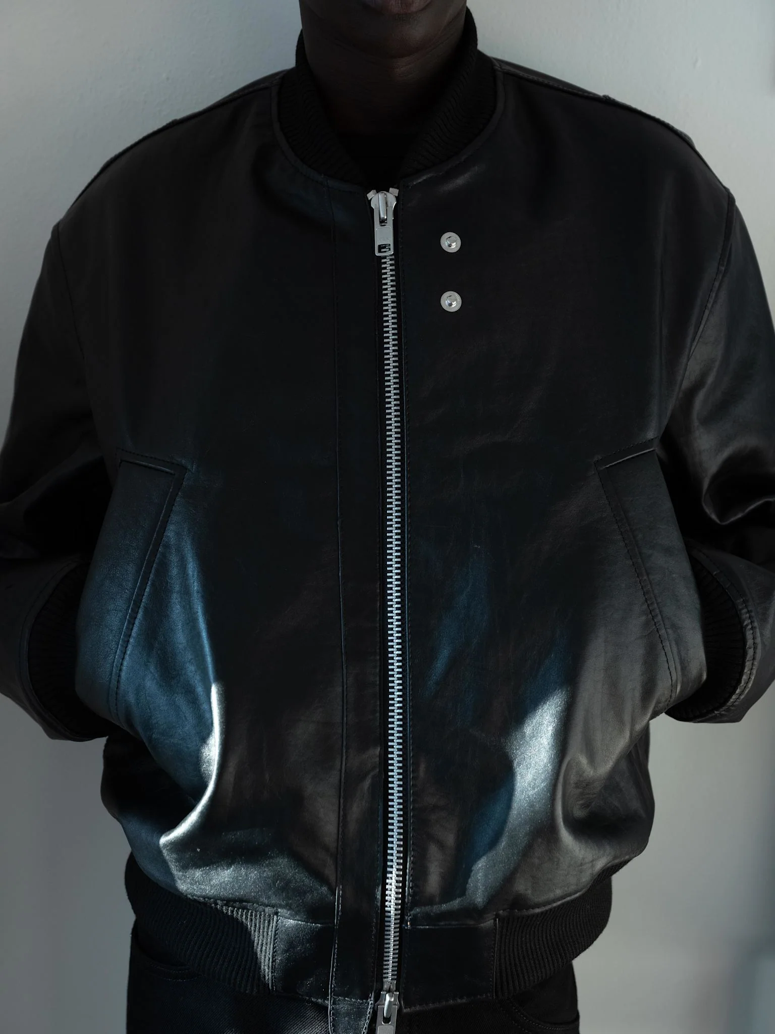 LEATHER FLIGHT JACKET - Image 4