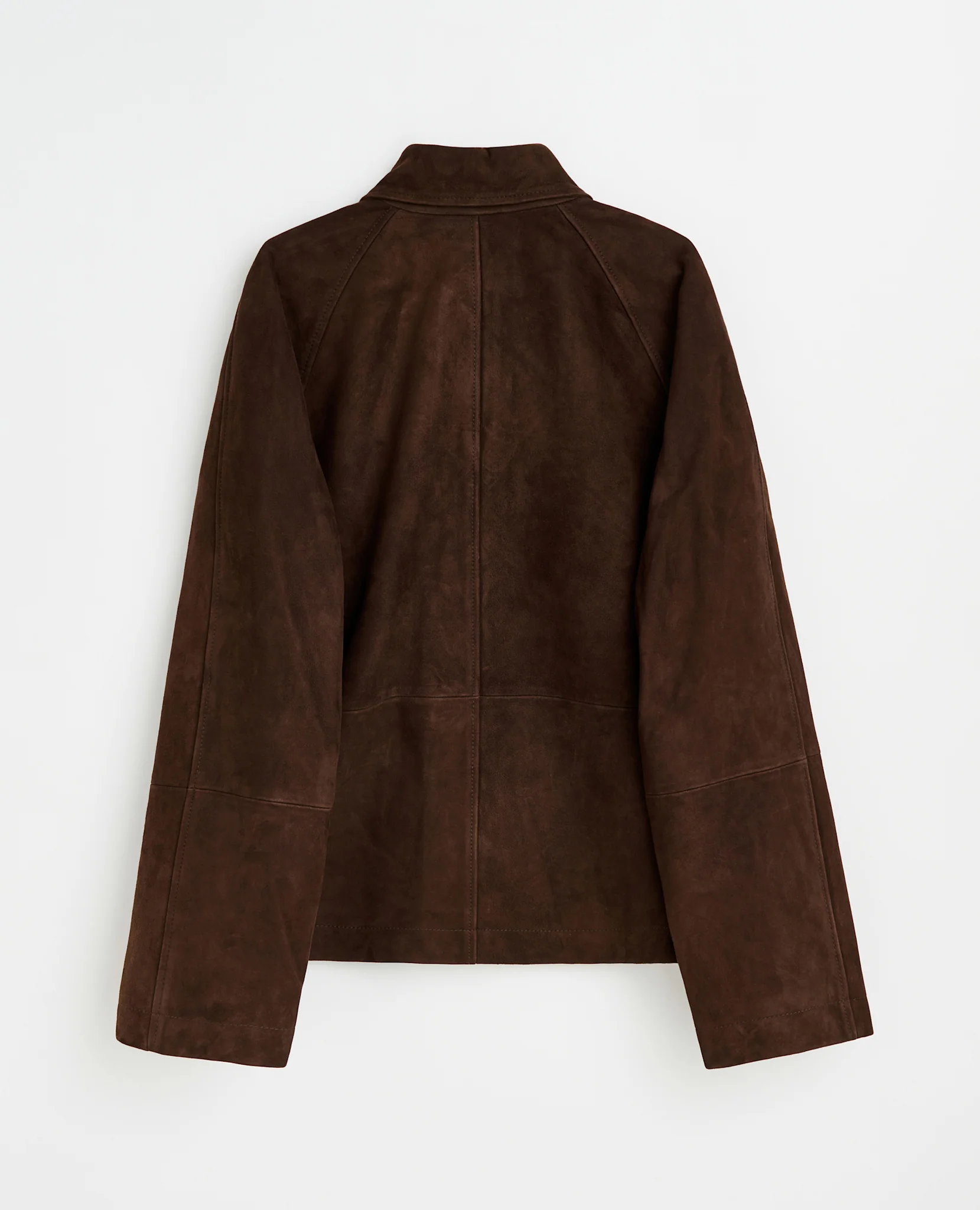 Short Raglan Suede Jacket - Image 2
