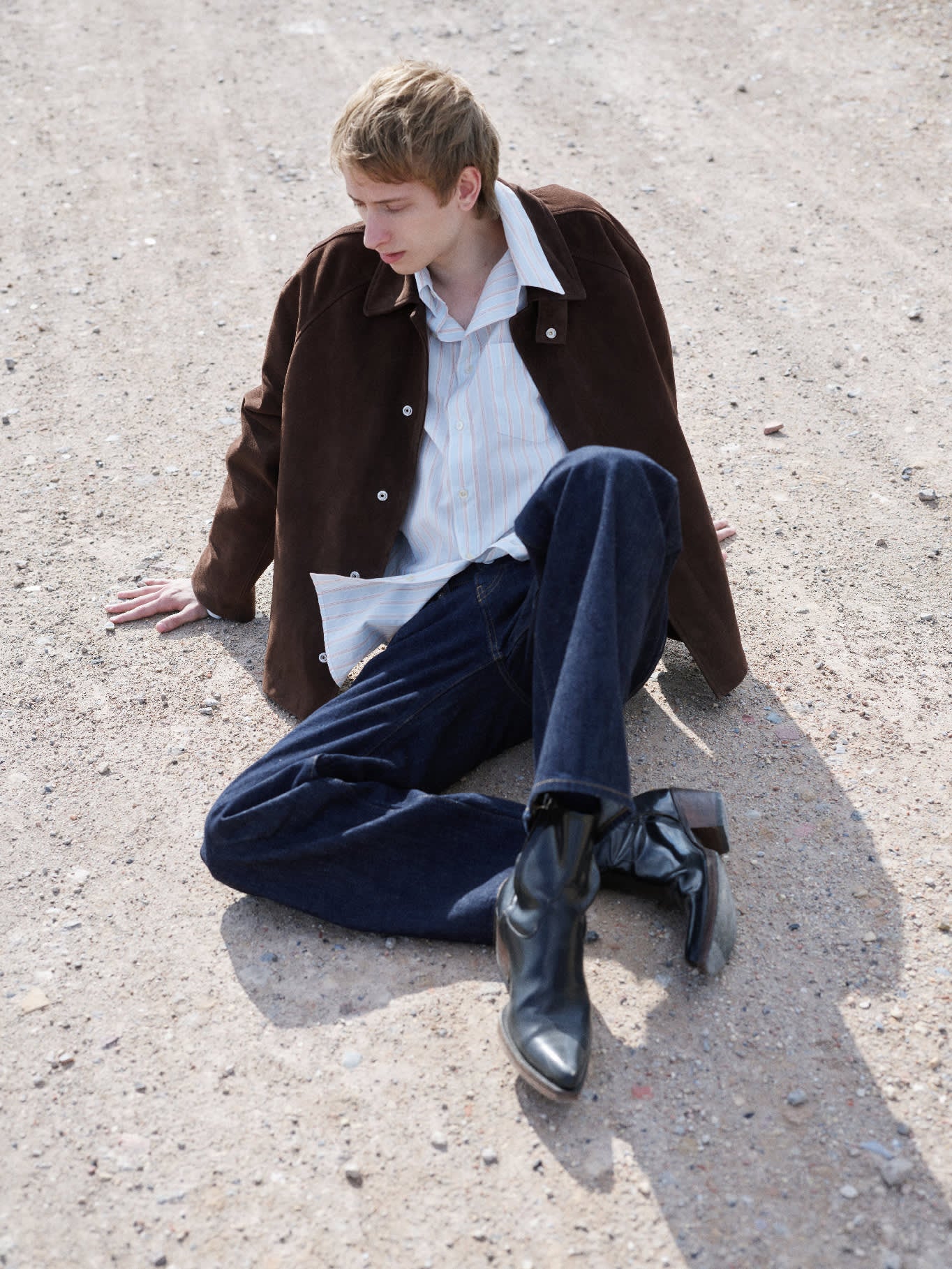Short Raglan Suede Jacket - Image 3