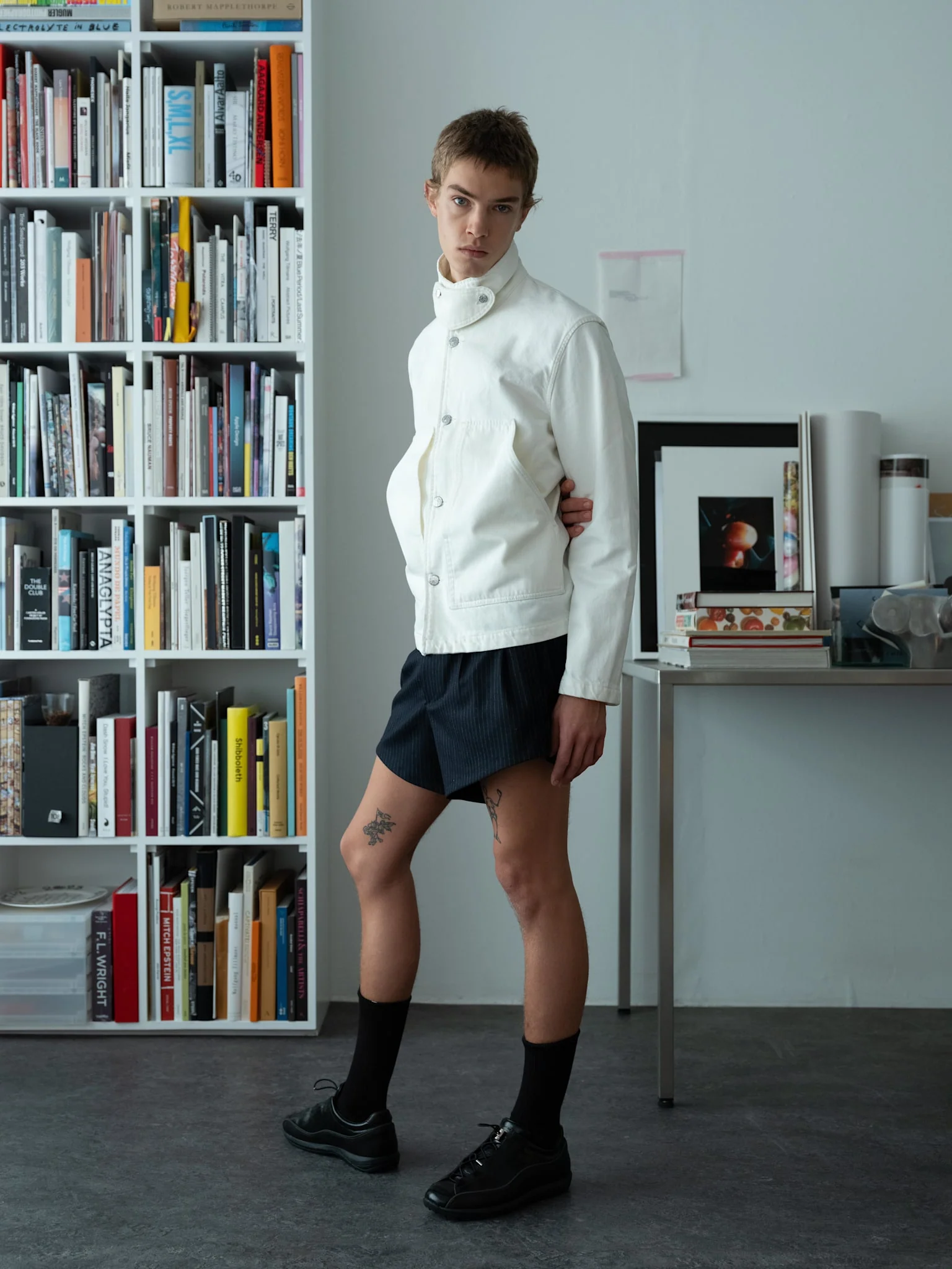 WIDE PLEATED SHORTS - Image 3