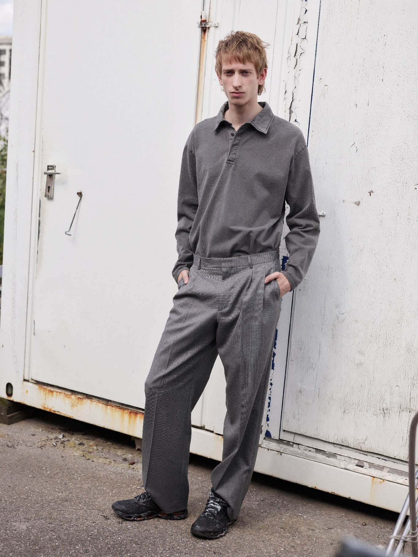 Wide Pleated Trouser - Image 3